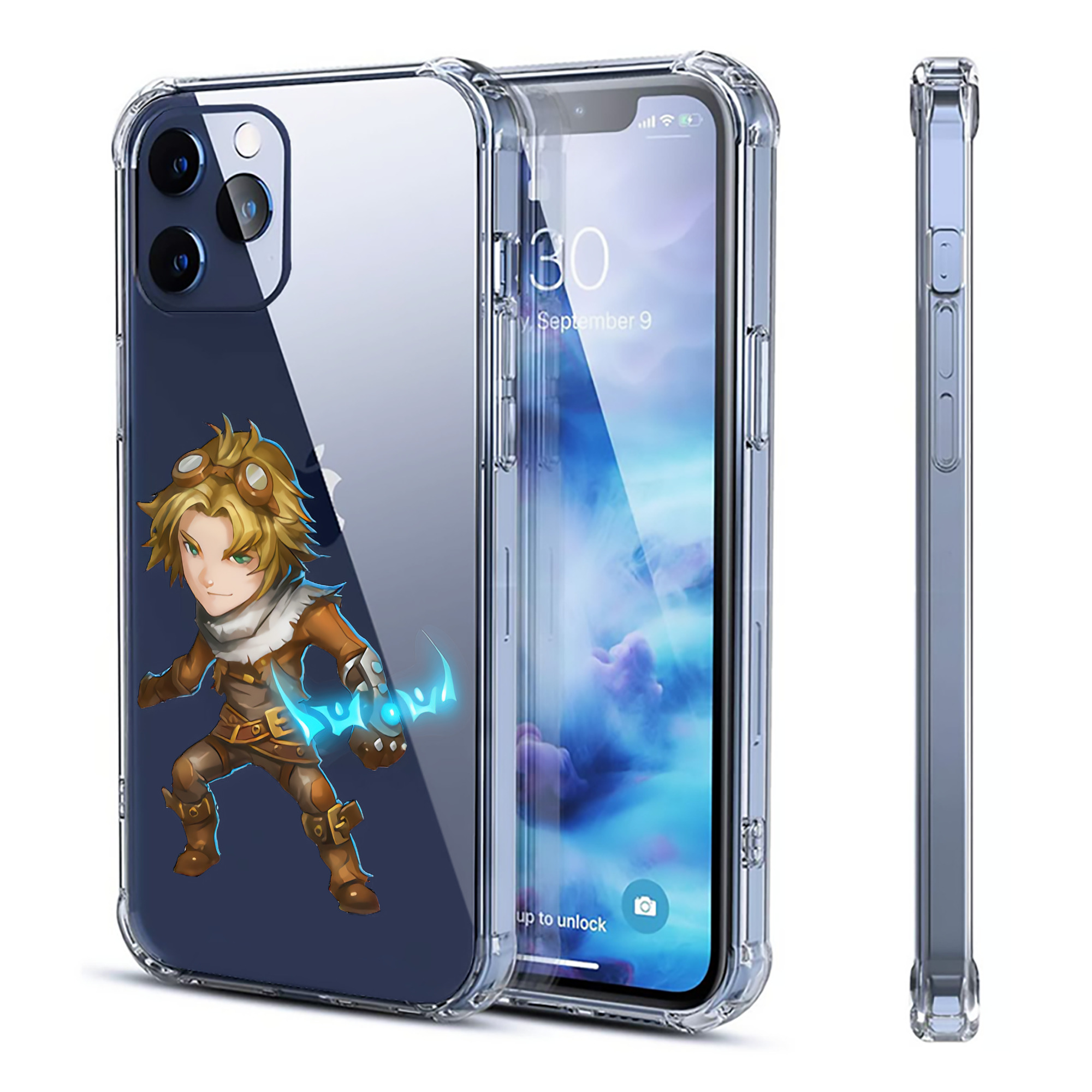 （画像用） リーグ・オブ・レジェンド League of Legends LOL 【iPhone 12シリーズ対応】透明スマホケース（クリアソフトケース）